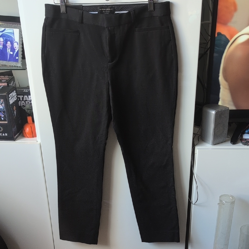 Banana Republic Men's Elegant Black Dress Pants